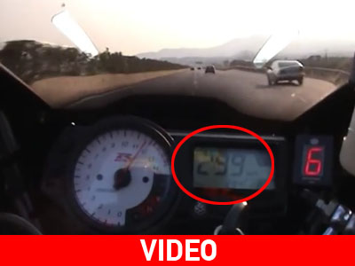 Κάλυψε με μοτοσικλέτα την απόσταση Ελευσίνα-Κόρινθος σε 12 λεπτά